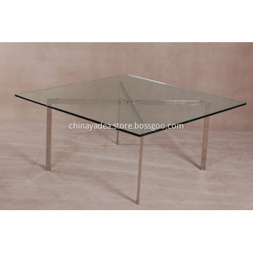 Tempered glass top Barcelona Coffee Table